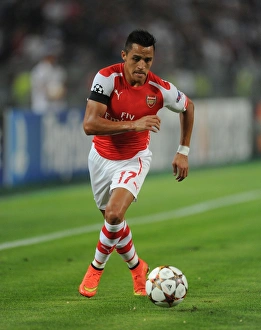 Besiktas V Arsenal 2014-15 Prints: Alexis Sanchez's Unforgettable Performance