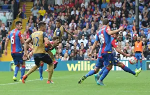 Crystal Palace V Arsenal 2015-16 Prints: Alexis Sanchez's Unintended Assist: Crystal Palace's Own Goal in Arsenal's 2015-16 Premier League Clash
