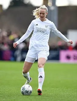 Amanda Ilestedt in Action during Arsenal vs Watford FA Cup Match