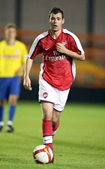 Images Dated 7th October 2008: Amaury Bischoff in Action: Arsenal Reserves vs Stoke City Reserves, 6/10/08
