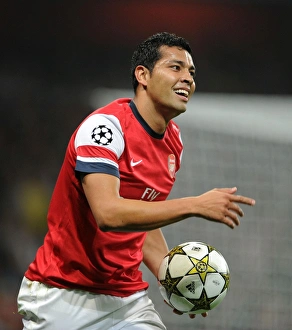 Andre Santos in Action: Arsenal FC vs. FC Schalke 04, UEFA Champions League, 2012