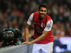 Arsenal V West Bromwich Albion 2011-12 Prints: Andre Santos in Action: Arsenal vs. West Bromwich Albion, Premier League 2011-12