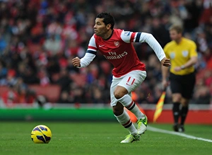 Arsenal V Queens Park Rangers 2012-13 Prints: Andre Santos in Action: Arsenal vs. Queens Park Rangers, Premier League 2012-13