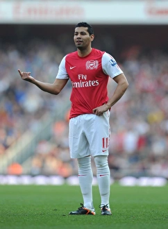 Arsenal V Aston Villa - 2011-12 Prints: Andre Santos in Action: Arsenal vs Aston Villa, Premier League 2011-12