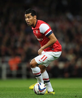 Arsenal V Coventry City - Capital One Cup 2012-13 Prints: Andre Santos in Action: Arsenal vs Coventry City, Capital One Cup 2012-13