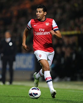 Andre Santos in Action: Norwich City vs Arsenal, Premier League 2012-13
