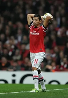 Images Dated 24th October 2012: Andre Santos (Arsenal). Arsenal 0: 2 Schalke 04. UEFA Champions League. Group B