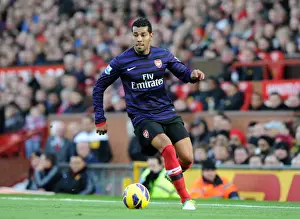 Andre Santos (Arsenal). Manchester United 2: 1 Arsenal. Barclays Premier League. Old Trafford