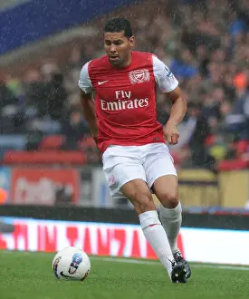 Blackburn Rovers V Arsenal 2011-12 Prints: Andre Santos Heartbreaking Struggle: Arsenal's 4-3 Defeat at Blackburn Rovers