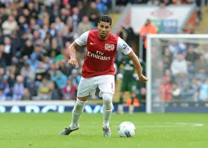 Blackburn Rovers V Arsenal 2011-12 Prints: Andre Santos Heartbreaking Struggle: Arsenal's 4-3 Defeat at Blackburn Rovers