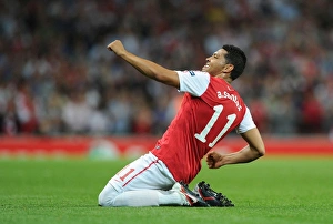 Andre Santos Scores His Second Goal: Arsenal vs. Olympiacos in 2011-12 Champions League