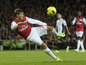 Andrey Arsahvin of Arsenal during the Barclays Premier League match between Arsenal