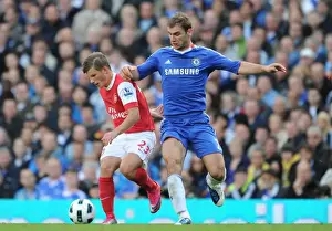 Chelsea V Arsenal 2010-11 Prints: Andrey Arsahvin (Arsenal) Branislav Ivanovic (Chelsea). Chelsea 2: 0 Arsenal