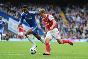 Andrey Arsahvin (Arsenal) Mikel (Chelsea). Chelsea 2:0 Arsenal, Barclays Premier League Andrey Arsahvin (Arsenal) Mikel (Chelsea). Chelsea 2:0 Arsenal, Barclays Premier League