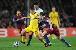 Images Dated 8th March 2011: Andrey Arshavin (Arsenal) Andres Iniesta (Barcelona). Barcelona 3: 1 Arsenal