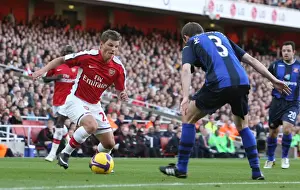 Arsenal V Sunderland 2008-9 Prints: Andrey Arshavin (Arsenal) George McCartney (Sunderland)