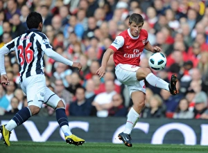 Andrey Arshavin (Arsenal) Gonzalo Jara (WBA). Arsenal 2:3 West Bromwich Albion Andrey Arshavin (Arsenal) Gonzalo Jara (WBA). Arsenal 2:3 West Bromwich Albion