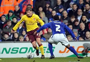 Ipswich Town v Arsenal Carling Cup 2010-11 Collection: Andrey Arshavin (Arsenal) Jamie Peters (Ipswich). Ipswich Town 1: 0 Arsenal