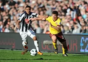 Images Dated 19th March 2011: Andrey Arshavin (Arsenal) Jerome Thomas (WBA). West Bromwich Albion 2: 2 Arsenal