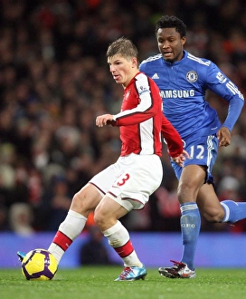 Arsenal v Chelsea 2009-10 Gallery: Andrey Arshavin (Arsenal) Jon Obi Mikel (Chelsea). Arsenal 0: 3 Chelsea