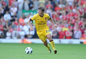 Liverpool V Arsenal 2010-11 Prints: Andrey Arshavin (Arsenal). Liverpool 1: 1 Arsenal, Barclays Premier League