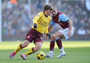 Andrey Arshavin (Arsenal) Luke Young (Villa). Aston Villa 2:4 Arsenal. Barclays Premier League Andrey Arshavin (Arsenal) Luke Young (Villa). Aston Villa 2:4 Arsenal. Barclays Premier League