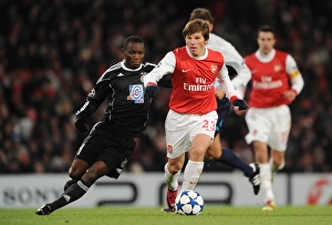 Andrey Arshavin (Arsenal) Medo (Partizan). Arsenal 3: 1 Partizan Belgrade