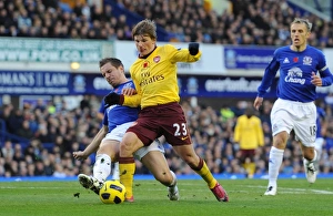 Andrey Arshavin (Arsenal) Phil Jagielka (Everton). Everton 1: 2 Arsenal