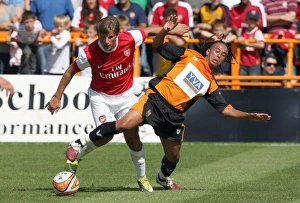 Andrey Arshavin (Arsenal) Sam Cox (Barnet). Barnet 0:4 Arsenal. Pre Season Friendly Andrey Arshavin (Arsenal) Sam Cox (Barnet). Barnet 0:4 Arsenal. Pre Season Friendly