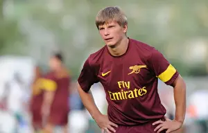 SC Neusiedl V Arsenal Prints: Andrey Arshavin (Arsenal). SC Neusiedl 0: 4 Arsenal, Sportzentrum Neusiedl