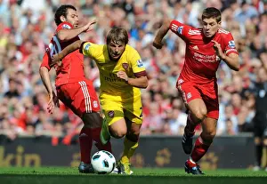 Andrey Arshavin (Arsenal) Steven Gerrard and Javier Mascherano (Liverpool)