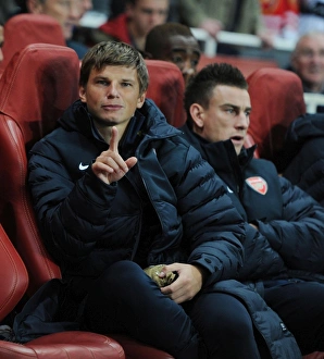Andrey Arshavin Gears Up: Arsenal vs Schalke 04, 2012-13