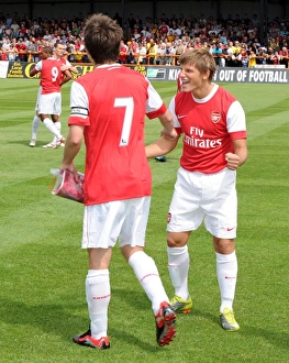 Andrey Arshavin and Tomas Rosicky (Arsenal). Barnet 0:4 Arsenal, Pre season friendly Andrey Arshavin and Tomas Rosicky (Arsenal). Barnet 0:4 Arsenal, Pre season friendly