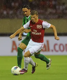 Hangzhou Greentown V Arsenal Prints: Andrey Arshavin vs Shen Longyuan: Hangzhou Greentown vs Arsenal, China, 2011
