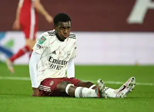 Liverpool V Arsenal - Carabao Cup 2020-21 Prints: Empty Anfield: Nketiah Leads Arsenal Against Liverpool in Carabao Cup Amidst Pandemic