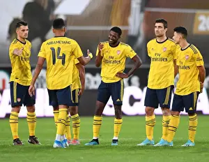 Angers SCO V Arsenal 2019-20 Prints: Angers vs Arsenal: Aubameyang and Maitland-Niles in Penalty Shootout (2019)