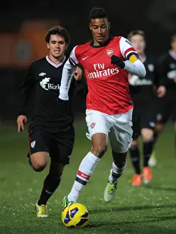 Arsenal U19 V Athletico Bilbao U19 - NextGen Prints: Angha Outruns Aqueche: Arsenal U19 vs Athletico Bilbao U19 - NextGen Series