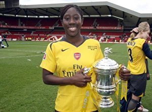 Arsenal Ladies V Charlton - FA Cup Final 2006-07 Prints: Anita Asante Celebrates FA Cup Victory with Arsenal