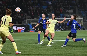 HB Koge V Arsenal Women 2021-22 Prints: Anna Patten Scores Arsenal's Fourth Goal: HB Koge vs