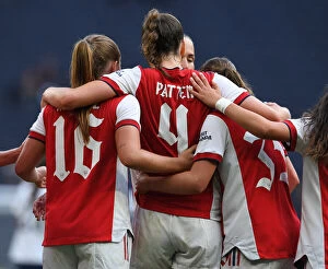 Tottenham Hotspur Women v Arsenal Women - MIND Series 2021-22 Collection: Anna Patten Scores the Decisive Goal: Arsenal Women's Victory over Tottenham Hotspur