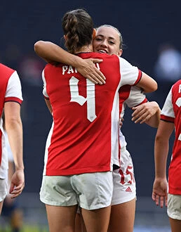 Tottenham Hotspur Women v Arsenal Women - MIND Series 2021-22 Collection: Anna Patten Scores the Decisive Goal: Arsenal Women's Triumph over Tottenham Hotspur