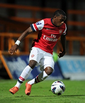 Arsenal U19 V Olympique De Marseille - NextGen 2012-13 Prints: Anthony Jeffrey in Action: Arsenal vs Marseille, NextGen Series 2012-13