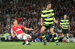 Arshavin Andrey Prints: Ardrey Arshavin scores Arsenals 3rd goal past Massimo Donati
