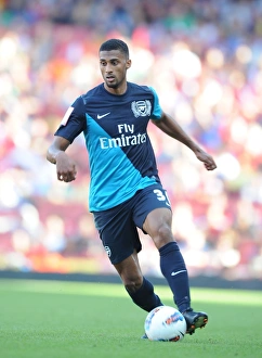 Armand Traore in Action: Arsenal vs. Boca Juniors at the Emirates Cup, 2011