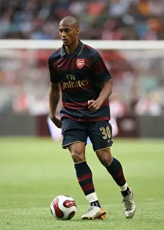 Arsenal V Lazio 2007-8 Prints: Armand Traore in Action: Arsenal's 2-1 Victory over Lazio at Amsterdam ArenA (2007)