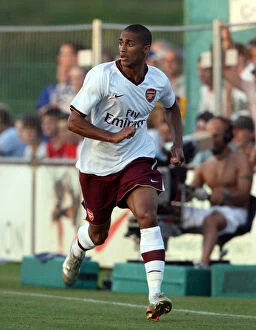 Images Dated 15th August 2007: Armand Traore in Action: Arsenal's 3:0 Victory over Genclerbirligi, Austria 2007
