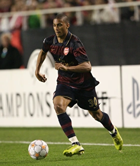 Seville V Arsenal 2007-8 Prints: Armand Traore in Action: Arsenal's Win Against Sevilla, UEFA Champions League 2007