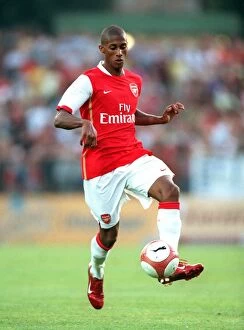 Images Dated 15th August 2007: Armand Traore in Action: Arsenal's Win Over SV Mattersburg in Pre-Season Friendly