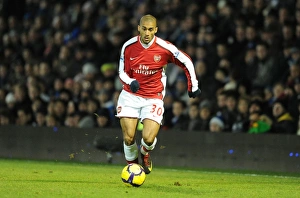 Portsmouth v Arsenal 2009-10 Collection: Armand Traore (Arsenal). Portsmouth 1: 4 Arsenal, Barclays Premier League