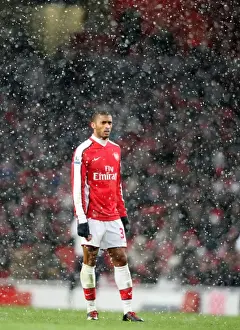 Arsenal V Everton 2009-10 Prints: Armand Traore vs Everton: 2-2 Draw at Emirates Stadium